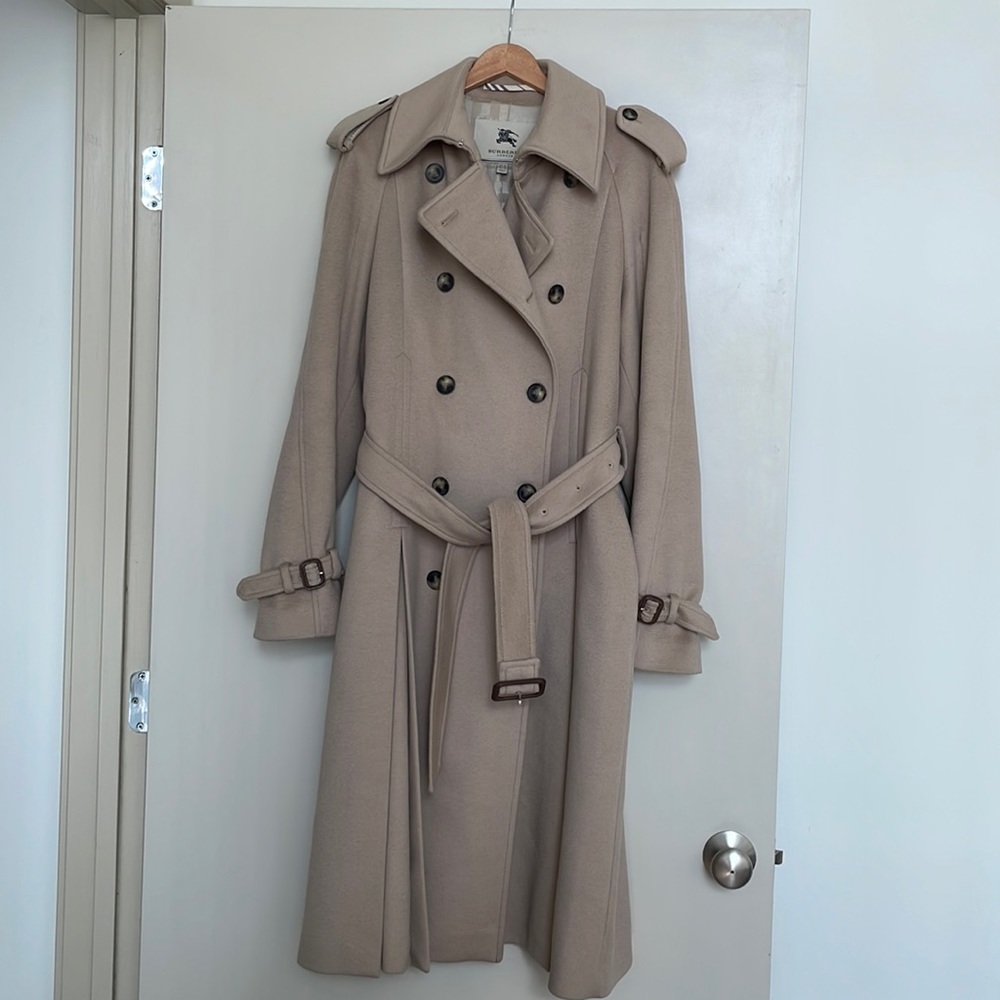 Burberry Wool/cashmere Trench